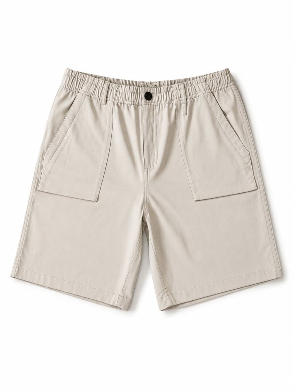 Baleaf Shorts Men’s Medium Beige Athletic Performance Stretch Elastic Waist